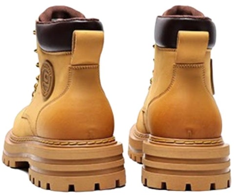 C°BANNER Double-Layer Leather Retro Fashion Ankle Martin Boots 'Yellow' C0623813M18 Shop C°BANNER Double-Layer Leather Retro Fashion Ankle Martin Boots 'Yellow' C0623813M18