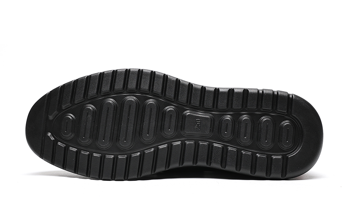 C°BANNER Dress Leather Shoes 'Black Fleece-Lined Warmth' 圖 5