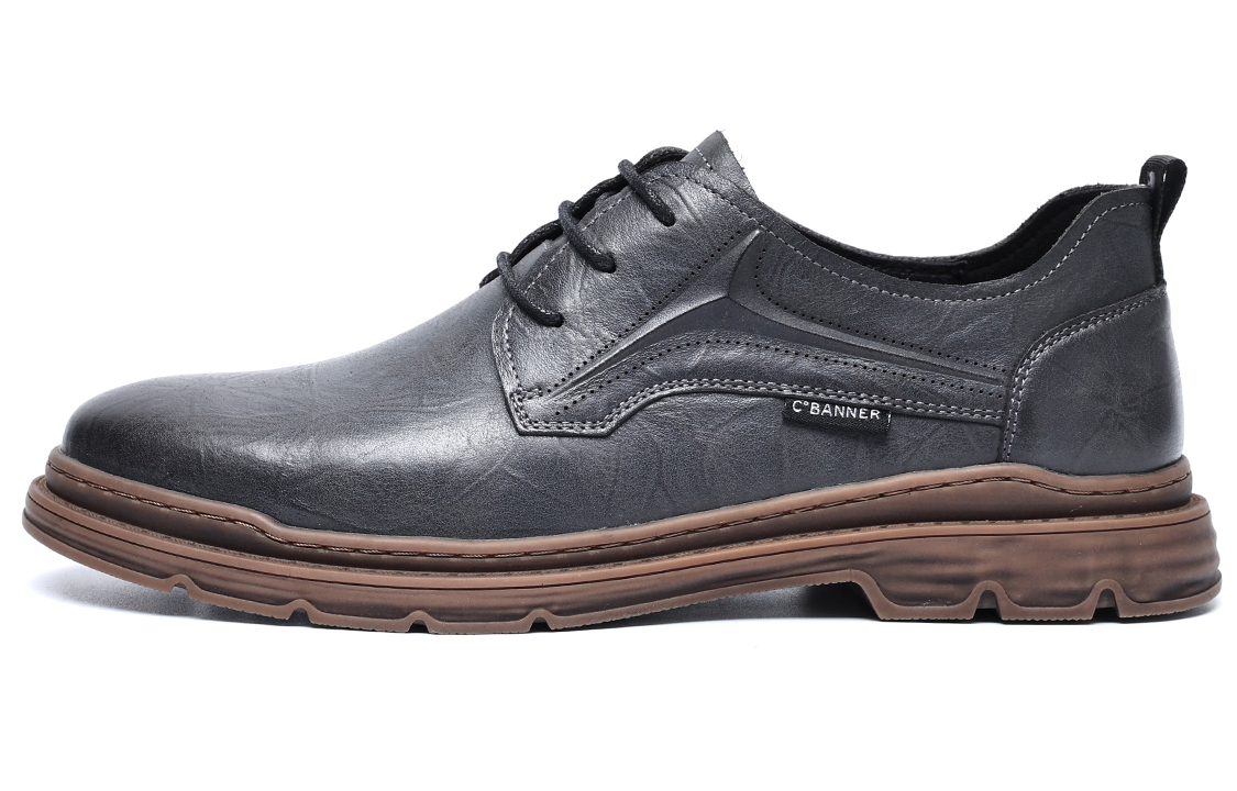 C°BANNER Dress Shoe for 'Retro Black Grey'