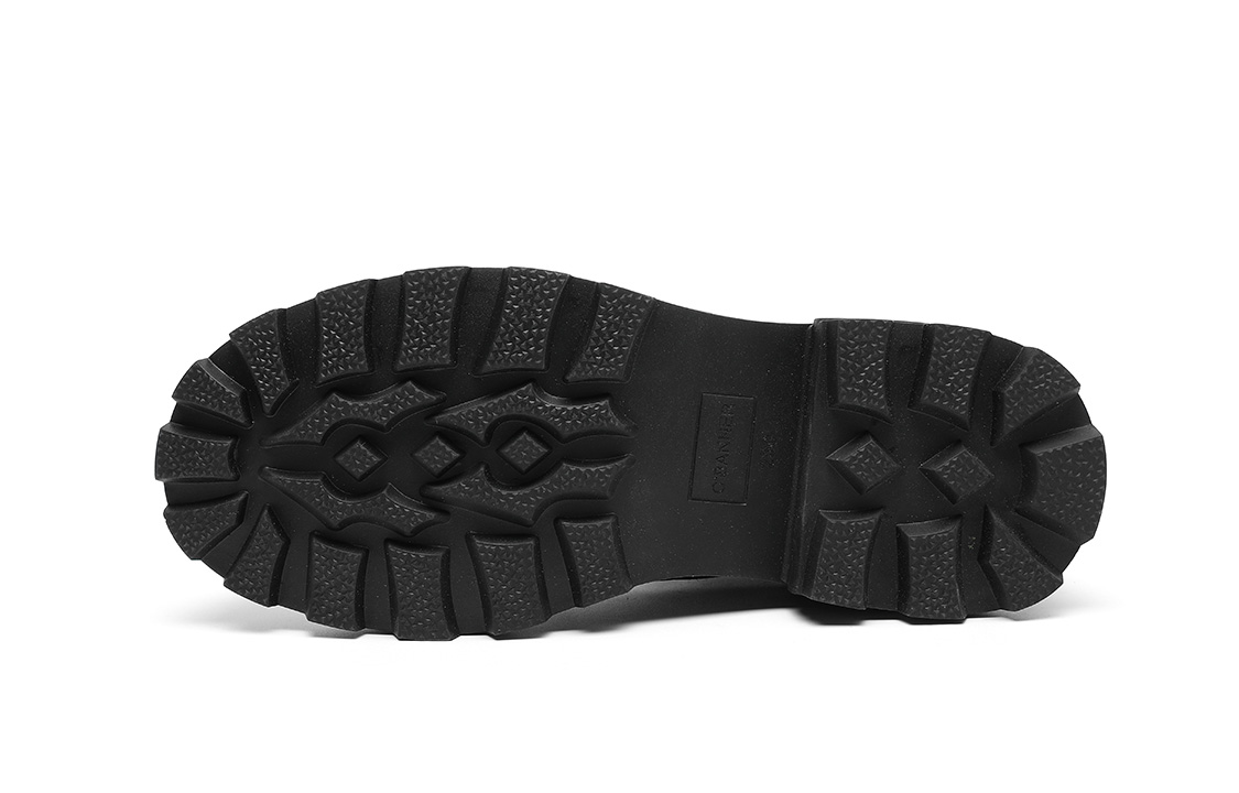 C°BANNER Fashion Casual Trendy Zip Martin Boots 'Black' 圖 5