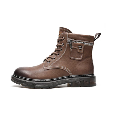 C°BANNER Fashion Martin Boots 'Brown Leather'