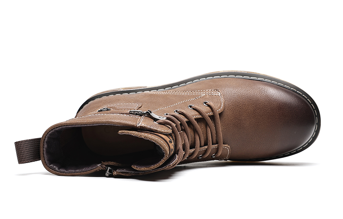 C°BANNER Fashion Martin Boots 'Brown Leather' 圖 4