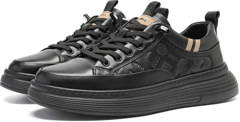 Zapatillas C°BANNER de Punta Redonda y Caño Bajo 'Cordones Negros'. C2233791DA01 Lookbook Zapatillas C°BANNER de Punta Redonda y Caño Bajo 'Cordones Negros'. C2233791DA01