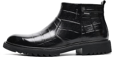 C°BANNER First Layer Cowhide Side Zipper Plus Velvet Warm Short Boots 'Black' C7714884MF01 C°BANNER First Layer Cowhide Side Zipper Plus Velvet Warm Short Boots 'Black' C7714884MF01