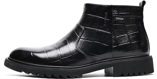 C°BANNER头层牛皮侧拉链加绒保暖短靴‘黑色’ C7714884MF01 Buy C°BANNER头层牛皮侧拉链加绒保暖短靴‘黑色’ C7714884MF01