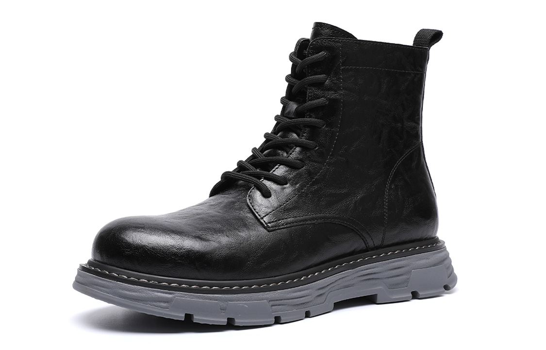 Lookbook C°BANNER Sepatu Bot Modis Tinggi 'Black Martin' BN0623568X01