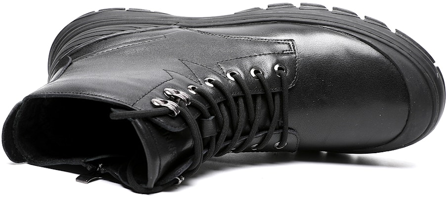 C°BANNER High-Top Leather Warm-Lined Boots 'Black Utility' C3914603M01 Shop C°BANNER High-Top Leather Warm-Lined Boots 'Black Utility' C3914603M01