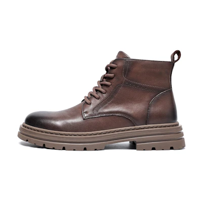 C°BANNER High-Top Martin Boots 'British Style Brown'