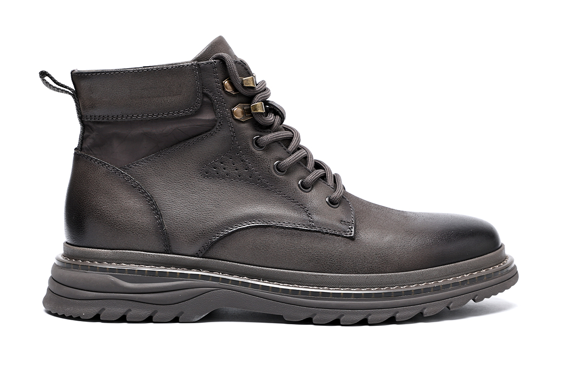 C°BANNER High-Top Martin Boots 'Grey Fashion Workwear' 圖 2
