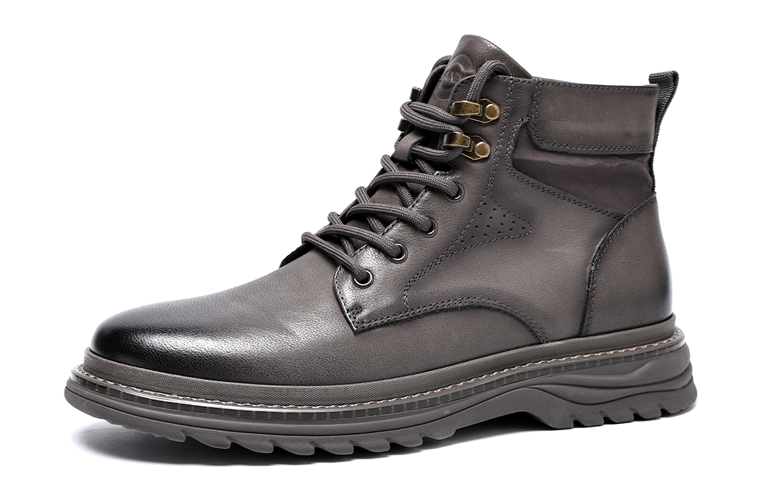 C°BANNER High-Top Martin Boots 'Grey Fashion Workwear' 圖 3