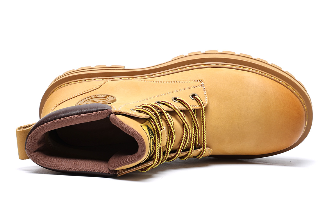 C°BANNER High Top Leather Martin Boots 'Yellow' 圖 4