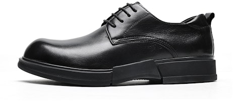 C°BANNER Large Head Lace-Up Casual Business Formal Leather Shoes 'Black' C1521001D01 C°BANNER Large Head Lace-Up Casual Business Formal Leather Shoes 'Black' C1521001D01