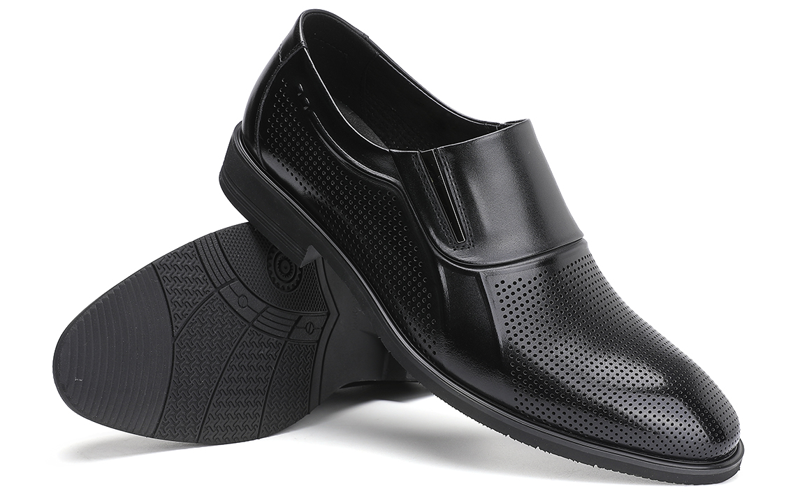 C°BANNER Leather Business Casual 'Black' 圖 4