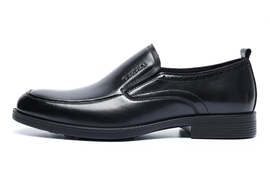 C°BANNER Leather Business Dress Shoes 'Black'