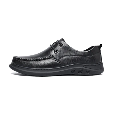 C°BANNER Leather Casual Shoes 'Black'