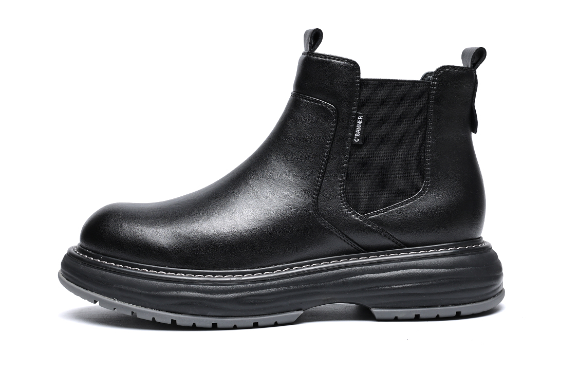C°BANNER Leather Chelsea Boot 'Black Fashion CMFT'