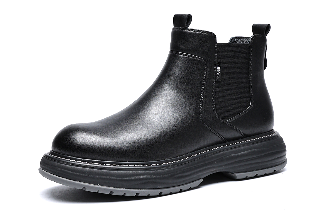 C°BANNER Leather Chelsea Boot 'Black Fashion CMFT' 圖 2
