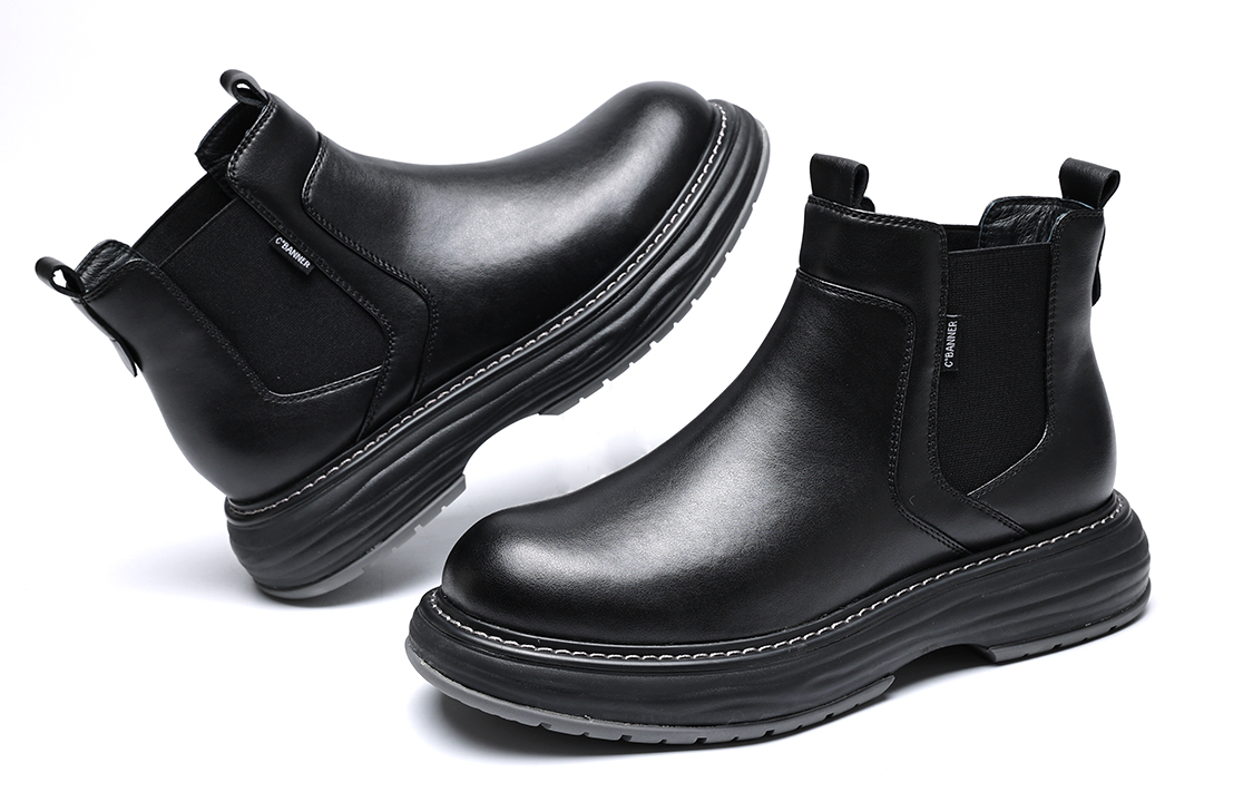 C°BANNER Leather Chelsea Boot 'Black Fashion CMFT' 圖 3
