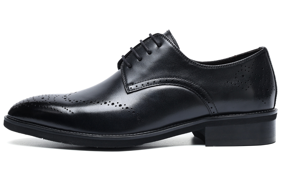 C°BANNER Leather Dress Shoes 'Black Business Formal'