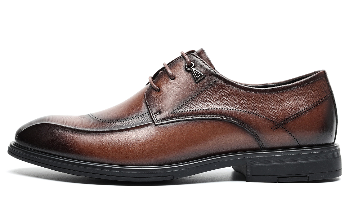 C°BANNER Leather Dress Shoes 'Brown Business'