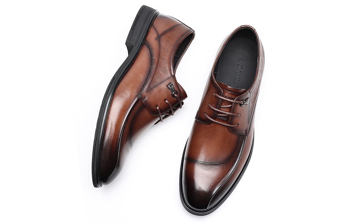 C°BANNER Leather Dress Shoes 'Brown Business' 圖 4