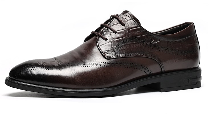 Zapatos de Vestir de Cuero Grabado C°BANNER 'Marrón'. CC1523195DD02 Lookbook Zapatos de Vestir de Cuero Grabado C°BANNER 'Marrón'. CC1523195DD02