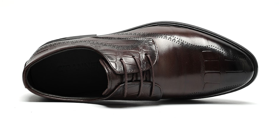 Zapatos de Vestir de Cuero Grabado C°BANNER 'Marrón'. CC1523195DD02 Shop Zapatos de Vestir de Cuero Grabado C°BANNER 'Marrón'. CC1523195DD02