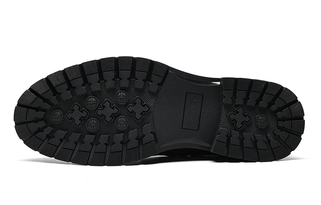 C°BANNER Leather Fleece-Lined Warm Casual Business Dress Shoes 'Brown' 圖 5