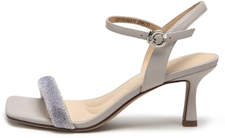 C°BANNER Leather French Crystal Strap Fashion Slide 'Women's' A23354186 C°BANNER Leather French Crystal Strap Fashion Slide 'Women's' A23354186