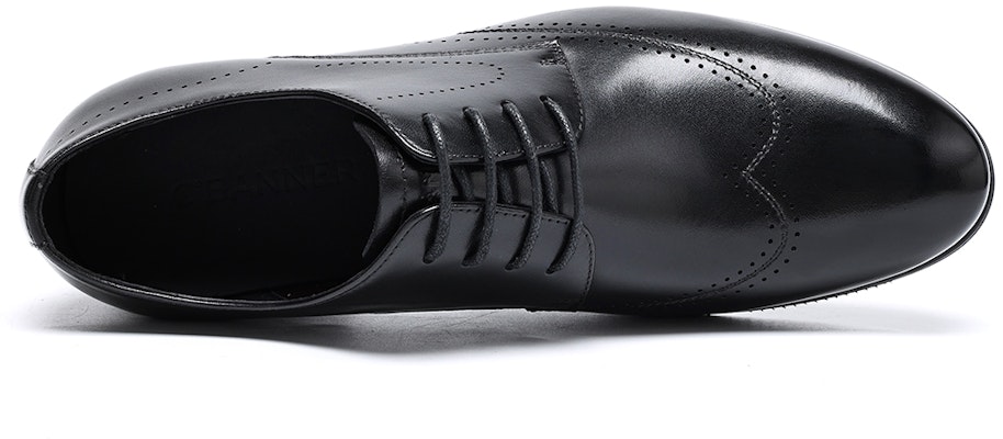 C°BANNER 黑色皮革系带商务正装鞋 CC7723201D01 Shop C°BANNER 黑色皮革系带商务正装鞋 CC7723201D01