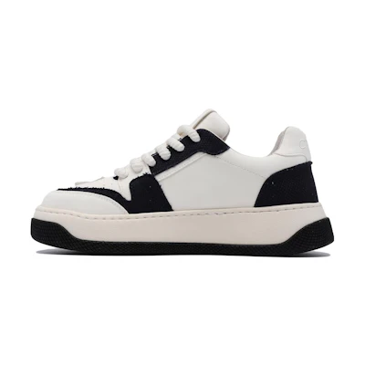 C°BANNER Leather Low-Top 'Blue Star Patchwork'