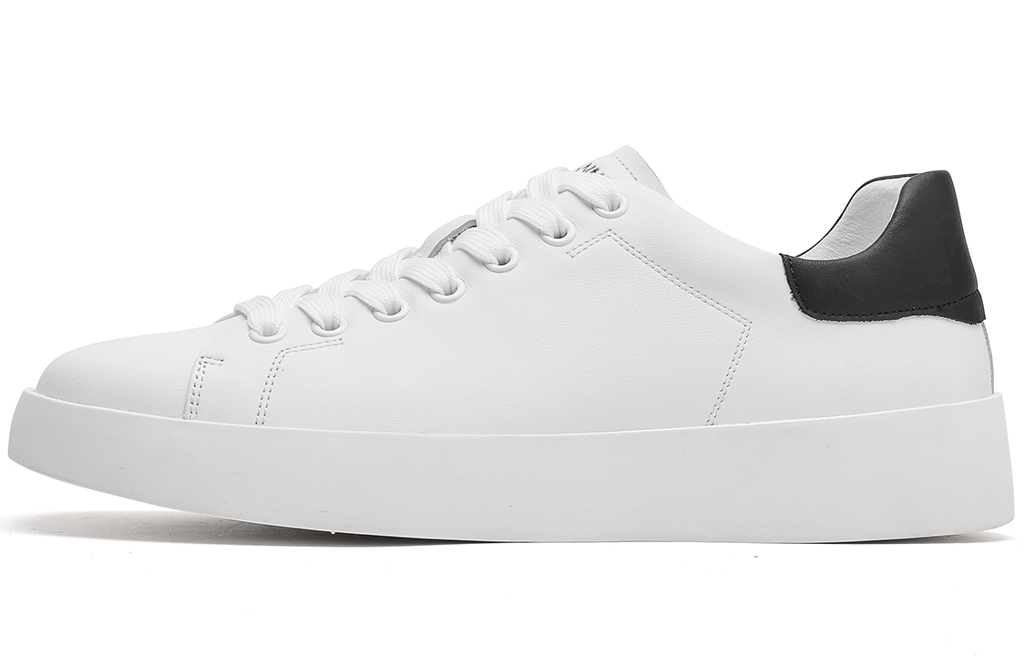 C°BANNER Leather Low-Top 'Simple Freedom Black and White'