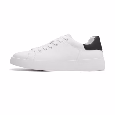 C°BANNER Leather Low-Top 'Simple Freedom Black and White'