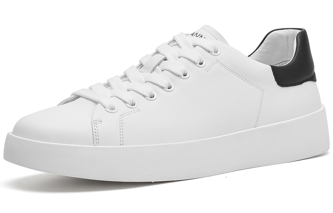 C°BANNER Leather Low-Top 'Simple Freedom Black and White' 圖 2