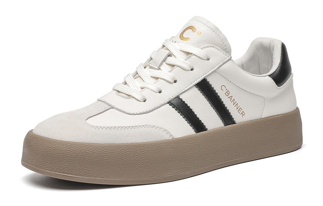 C°BANNER Leather Low-Top Sneakers 'Shock-Absorbing Board Shoe' 圖 12