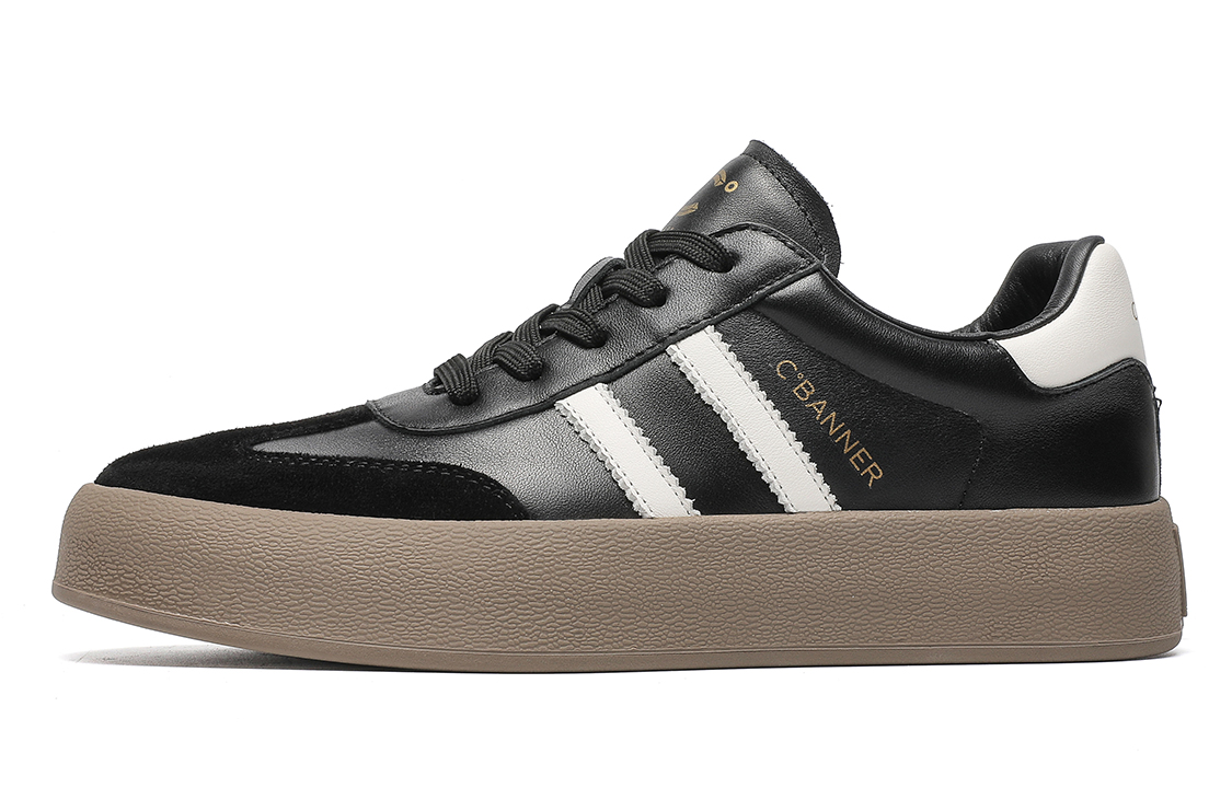 C°BANNER Leather Low-Top Sneakers 'Shock-Absorbing Board Shoe' 圖 16