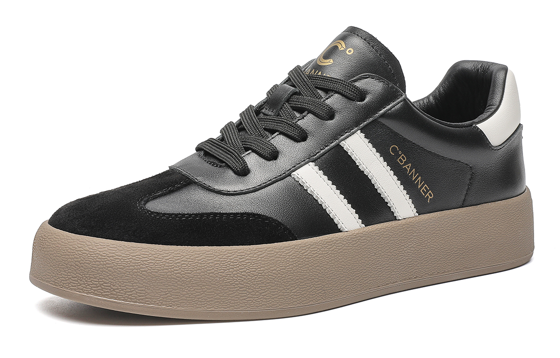 C°BANNER Leather Low-Top Sneakers 'Shock-Absorbing Board Shoe' 圖 17