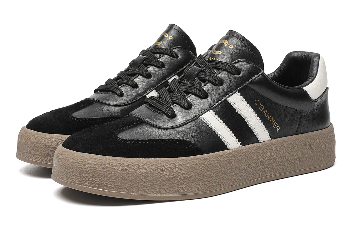 C°BANNER Leather Low-Top Sneakers 'Shock-Absorbing Board Shoe' 圖 18