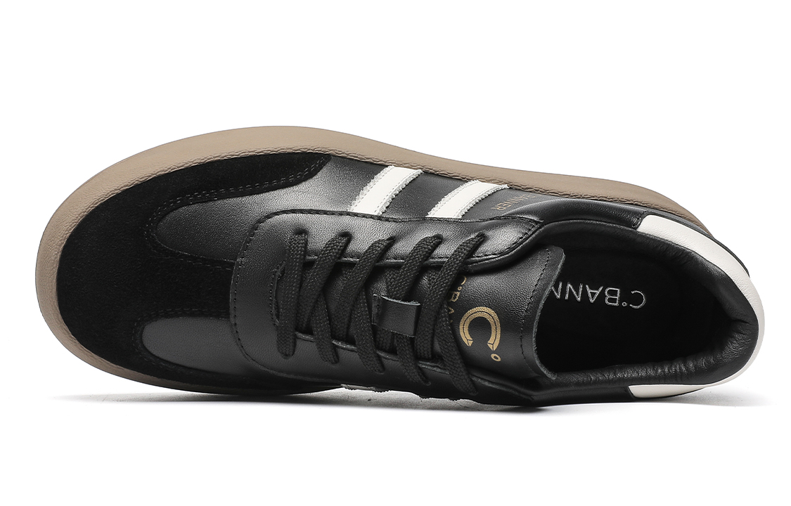 C°BANNER Leather Low-Top Sneakers 'Shock-Absorbing Board Shoe' 圖 19