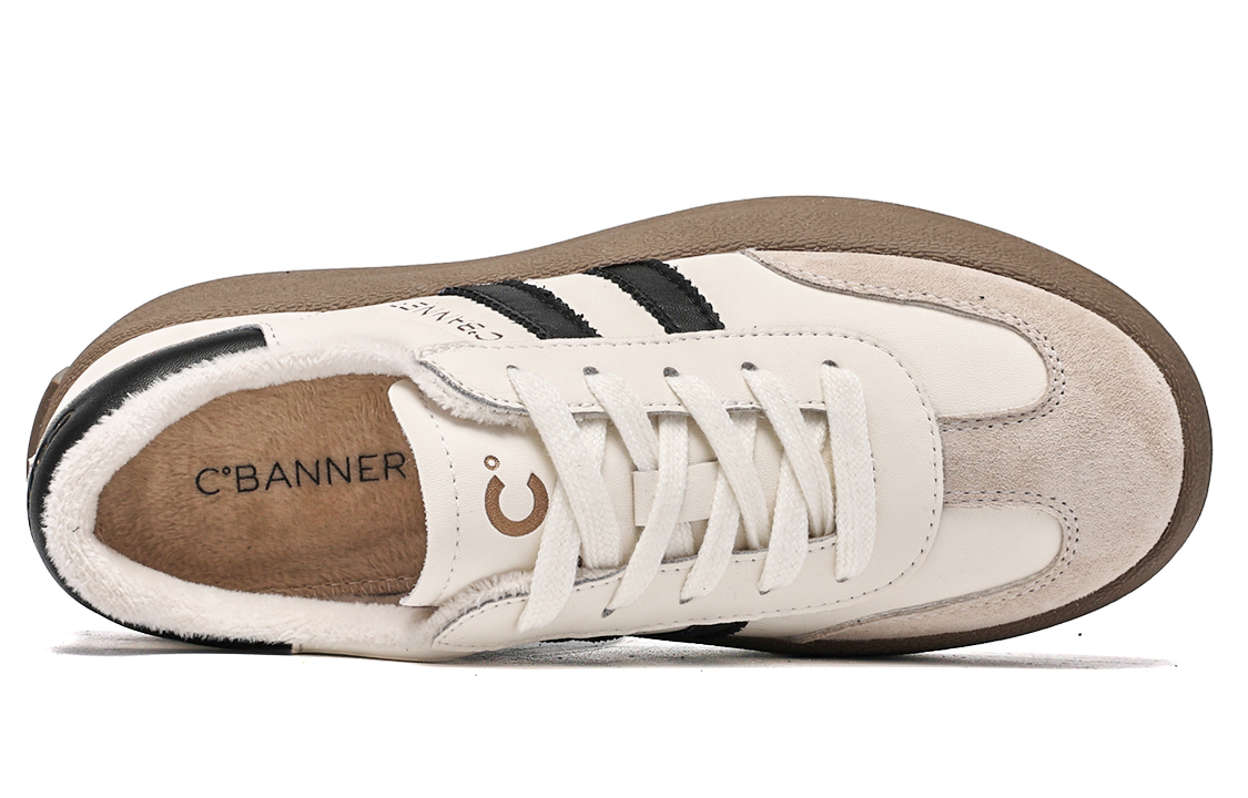 C°BANNER Leather Low-Top Sneakers 'Shock-Absorbing Board Shoe' 圖 22