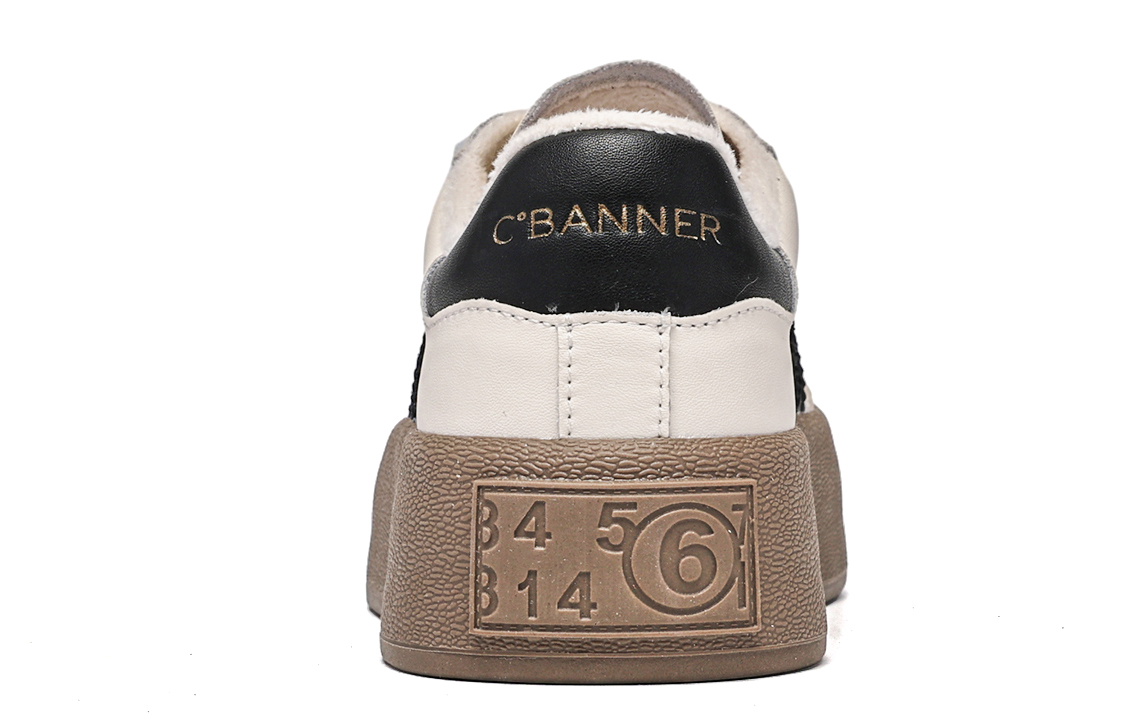 C°BANNER Leather Low-Top Sneakers 'Shock-Absorbing Board Shoe' 圖 24