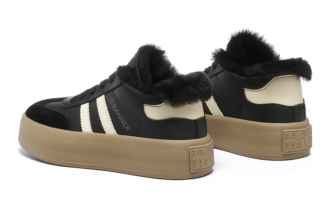 C°BANNER Leather Low-Top Sneakers 'Shock-Absorbing Board Shoe' 圖 35