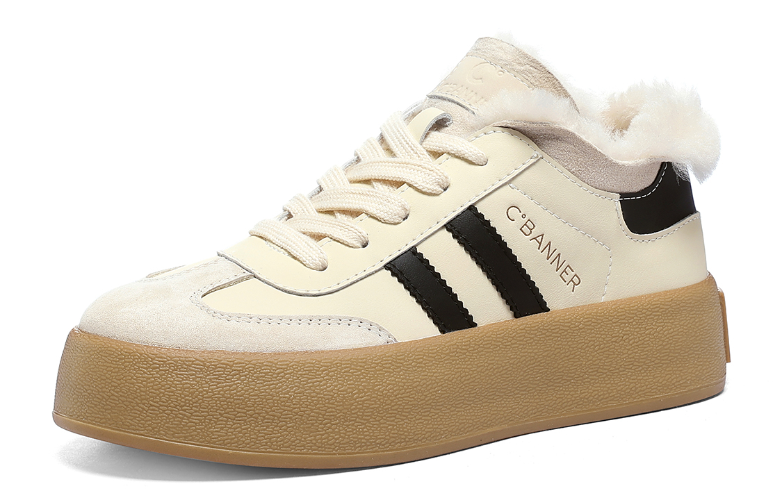 C°BANNER Leather Low-Top Sneakers 'Shock-Absorbing Board Shoe' 圖 37