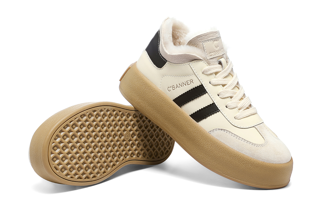 C°BANNER Leather Low-Top Sneakers 'Shock-Absorbing Board Shoe' 圖 39