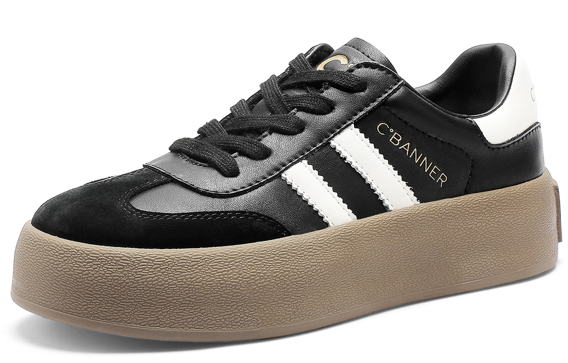 C°BANNER Leather Low-Top Sneakers 'Shock-Absorbing Board Shoe' 圖 7