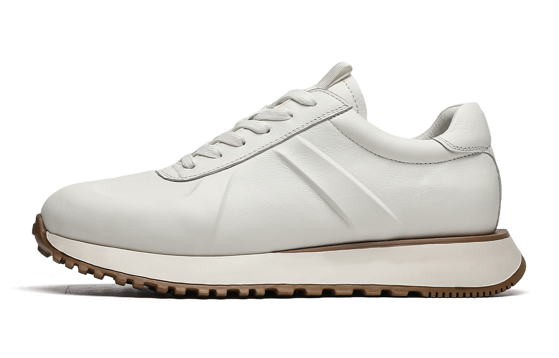 C°BANNER Leather Low Top 'White'