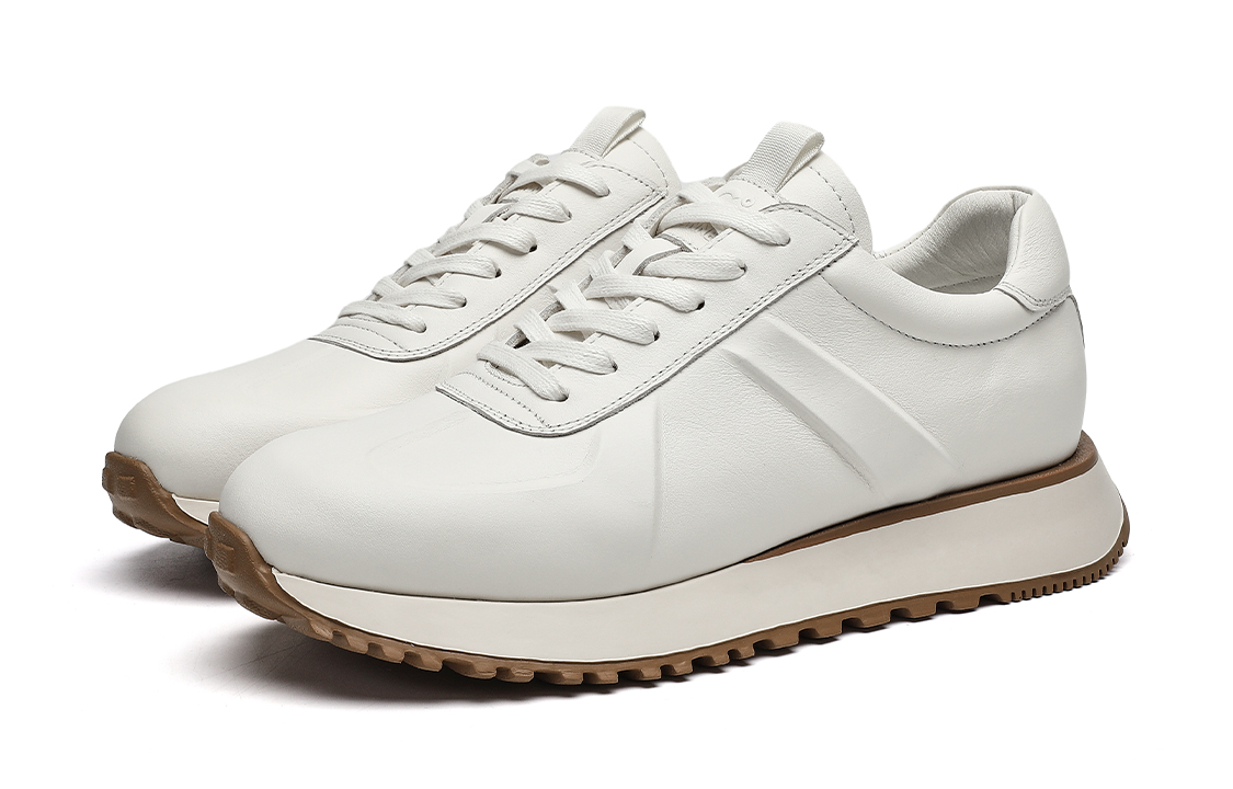 C°BANNER Leather Low Top 'White' 圖 3