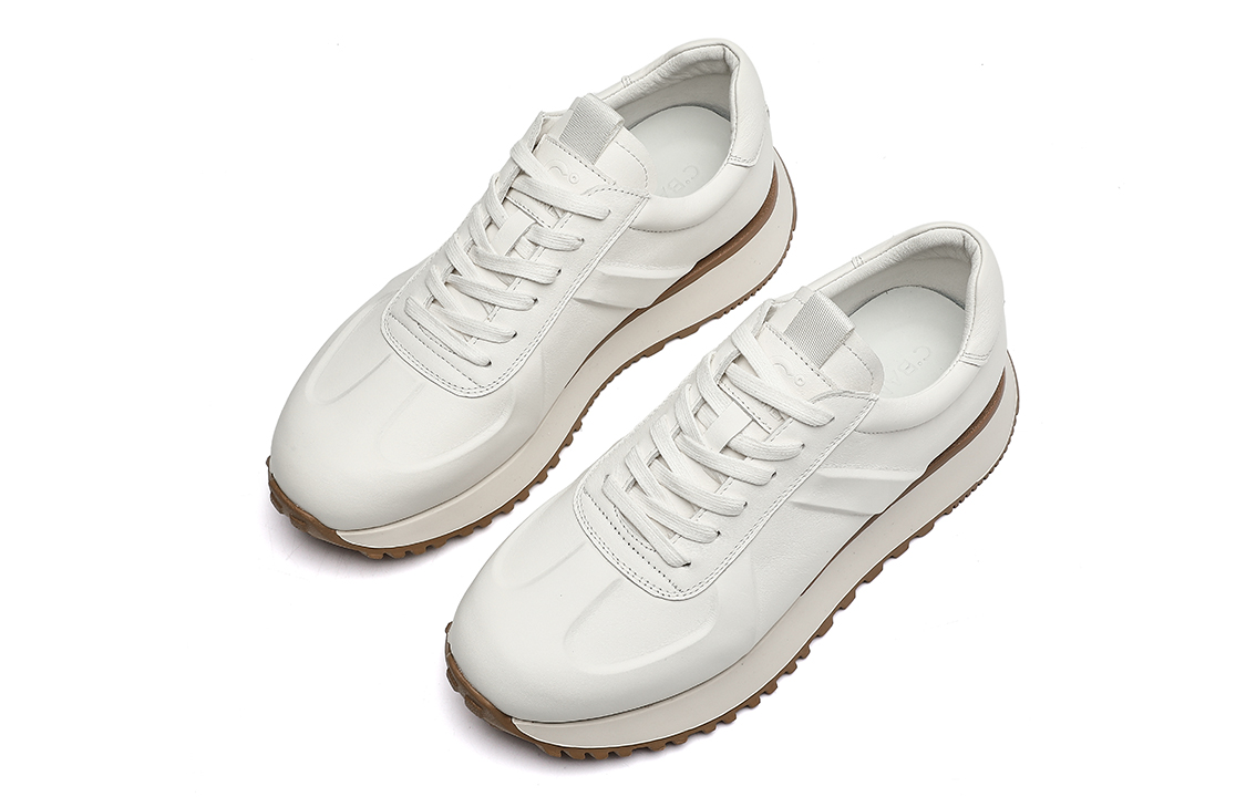 C°BANNER Leather Low Top 'White' 圖 4