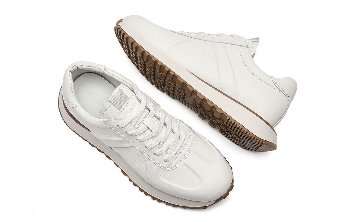 C°BANNER Leather Low Top 'White' 圖 5