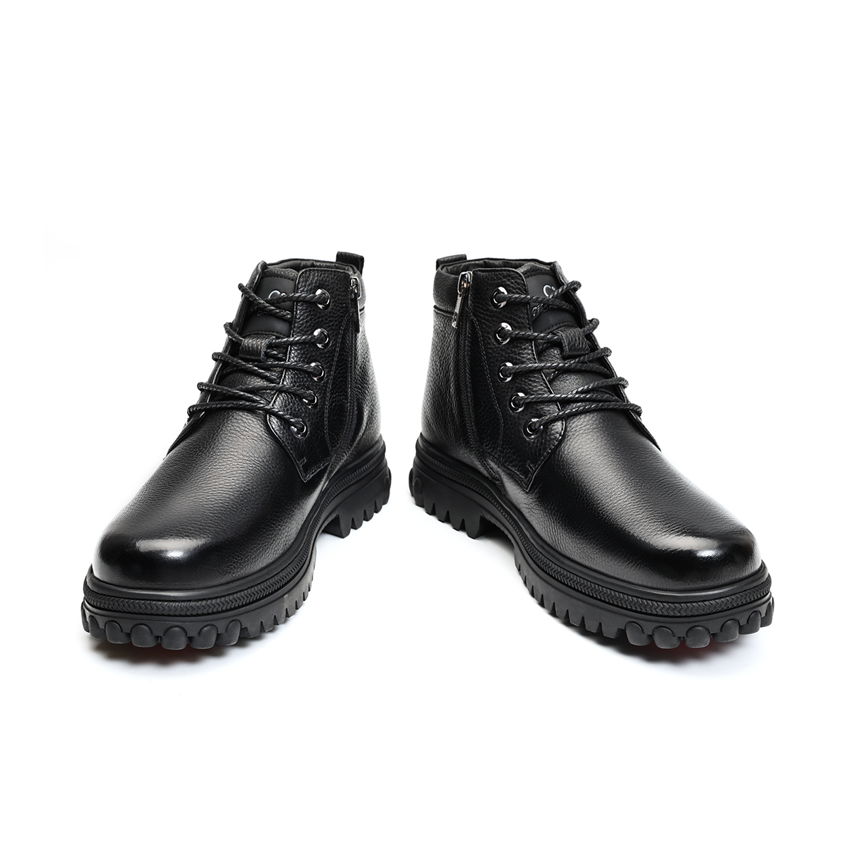 Order C°BANNER Leather Martin Ankle Boots 'Black Warm Lined' J77M1106101